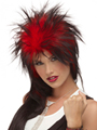 Jon Renau Punky Long Wig is a long, outrageous tina style with spiky crown and side layers, a long nape, and an abundance of tinsel for a shiny, attention-getting effect.