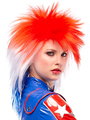 Jon Renau Punky Short Wig is a medium, outrageous punk style with spiky crown and side layers for an attention-getting effect.